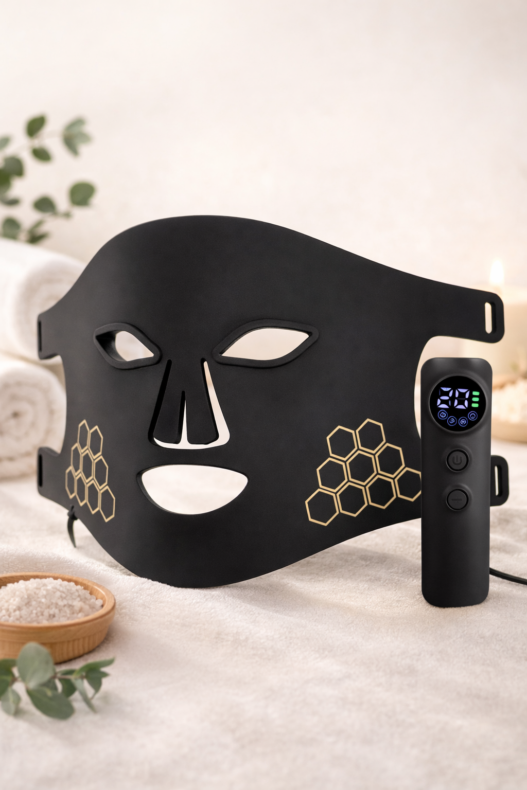 72-LED Facial Light Therapy Mask Set – Multi-Color Photorejuvenation Device for Anti-Aging, Wrinkle Repair & Skin Renewal