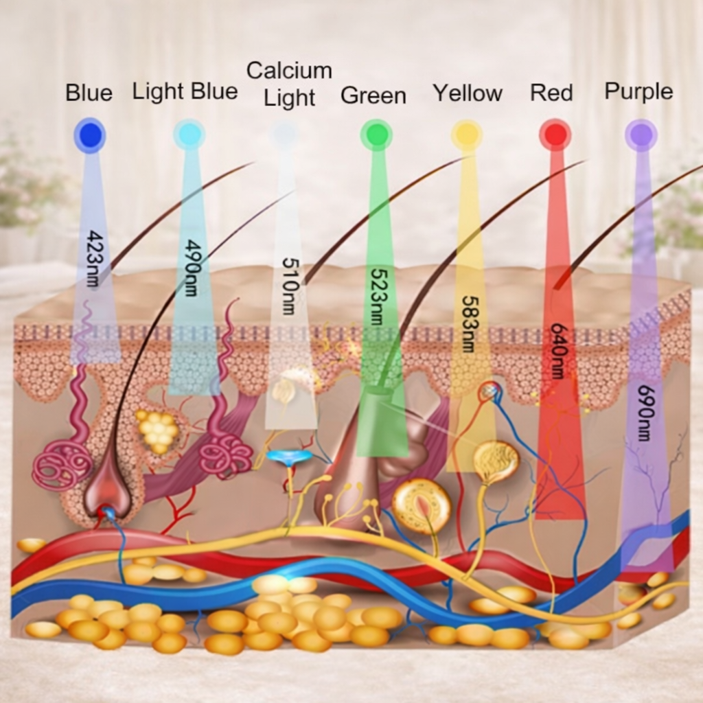 320 LED Light beads Therapy Face Mask – Professional Skincare Device for Anti-Aging, Acne & Wellness