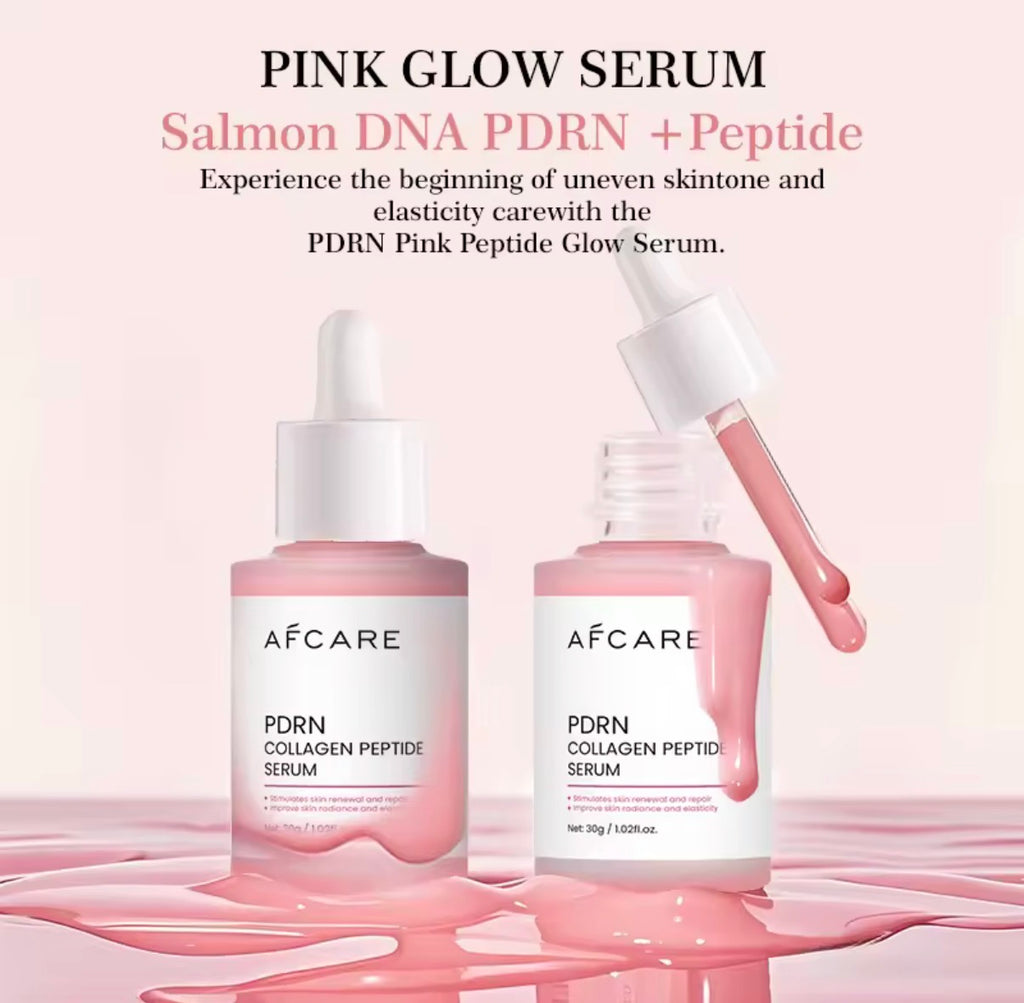 Salmon DNA PDRN Collagen Peptide  "AF Care" Pink Glow serum 30ML